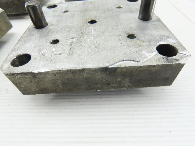 EDM Tooling 5"x5"x1" Aluminum Adapter Plate Lot of 4