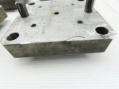 EDM Tooling 5"x5"x1" Aluminum Adapter Plate Lot of 4