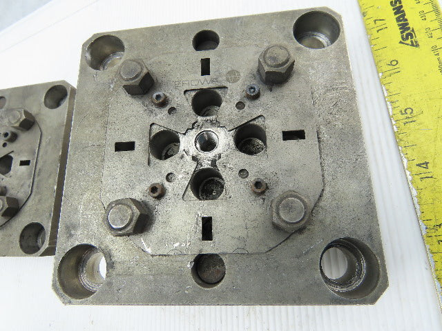 EDM Tooling 5"x5"x1" Aluminum Adapter Plate Lot of 4