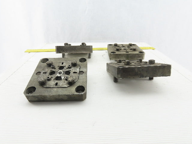 EDM Tooling 5"x5"x1" Aluminum Adapter Plate Lot of 4