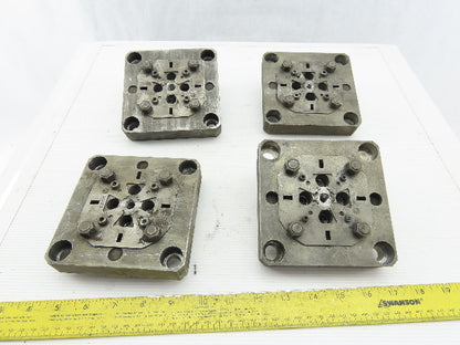 EDM Tooling 5"x5"x1" Aluminum Adapter Plate Lot of 4