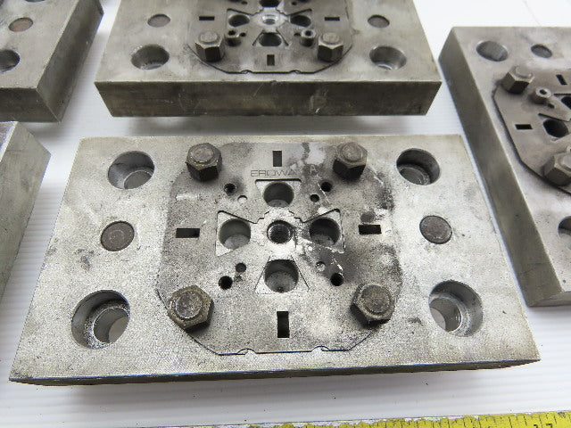 EDM Tooling 5"x5"x1" Aluminum Adapter Plate Lot of 10