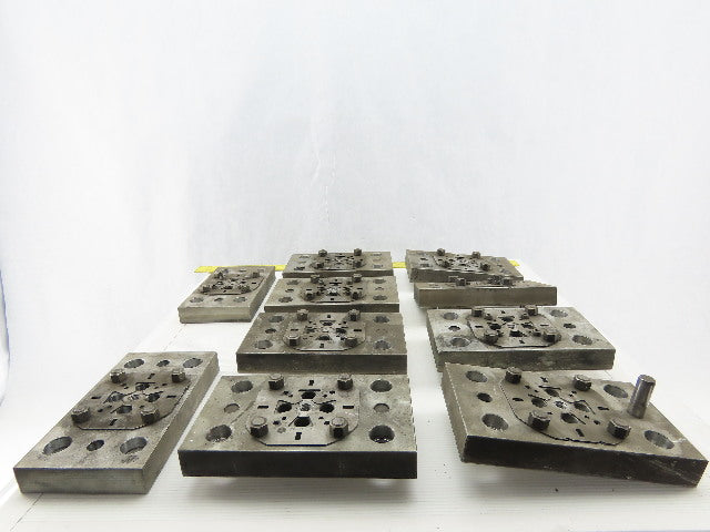 EDM Tooling 5"x5"x1" Aluminum Adapter Plate Lot of 10
