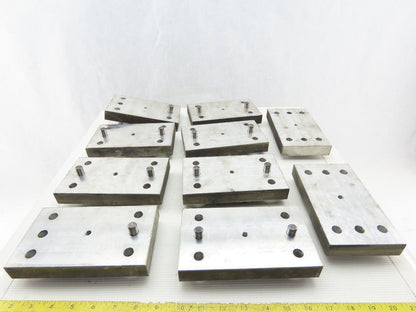 EDM Tooling 5"x5"x1" Aluminum Adapter Plate Lot of 10