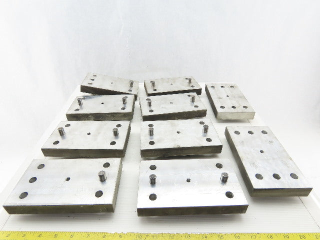 EDM Tooling 5"x5"x1" Aluminum Adapter Plate Lot of 10