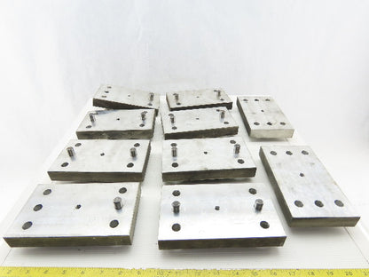 EDM Tooling 5"x5"x1" Aluminum Adapter Plate Lot of 10