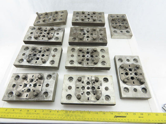 EDM Tooling 5"x5"x1" Aluminum Adapter Plate Lot of 10