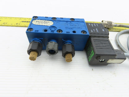 Rexroth P-031163-00005 5/2 Position Solenoid Control Valve 24V