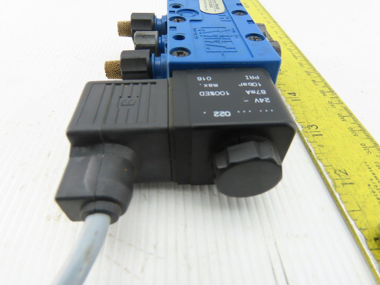 Rexroth P-031163-00005 5/2 Position Solenoid Control Valve 24V