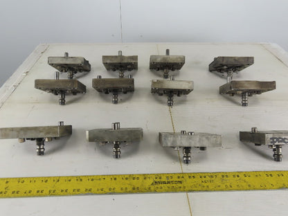 EDM Tooling 5"x5"x1" Aluminum Adapter Plate W/Spigot Lot of 12