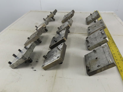 EDM Tooling 5"x5"x1" Aluminum Adapter Plate W/Spigot Lot of 12