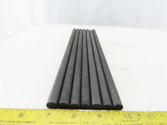 EDM  (3) 15/32" (4) 11mm Graphite Round 12" Long Stock Lot of 7