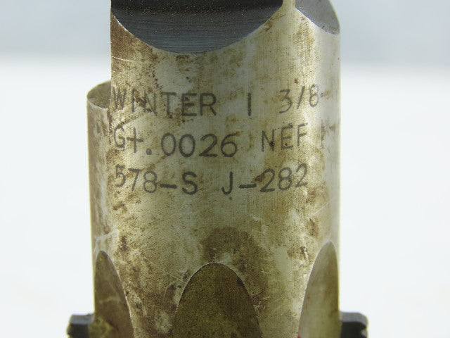 Winter 3/8"-18 6 Flute Plug Tap 53/64" Square Shank