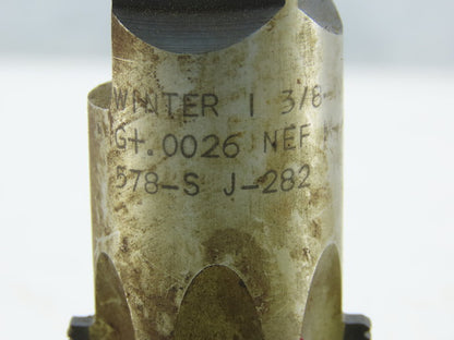 Winter 3/8"-18 6 Flute Plug Tap 53/64" Square Shank