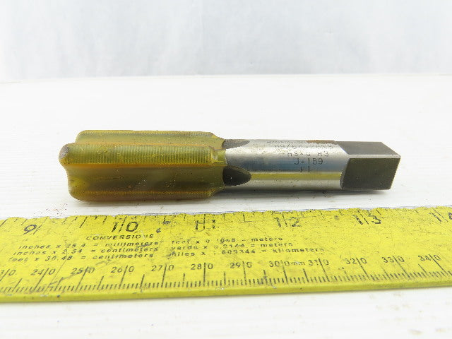 Hanson Whitney J-189 59/64-28 NS 4 Flute Plug Tap 9/16" Square Shank