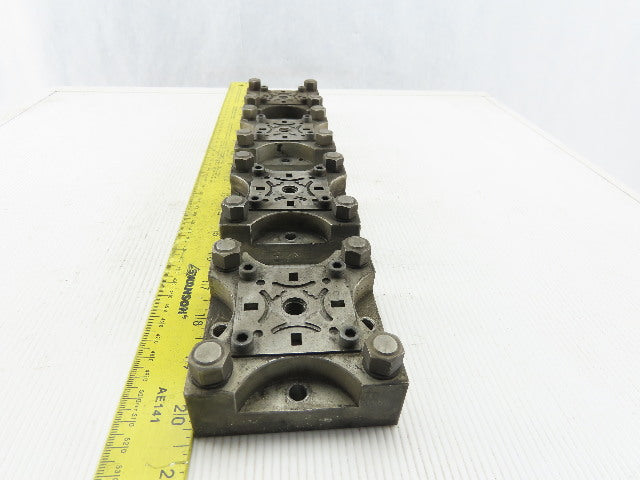 EDM Tooling 3"x3"x1" Aluminum Adapter Plate Lot of 4
