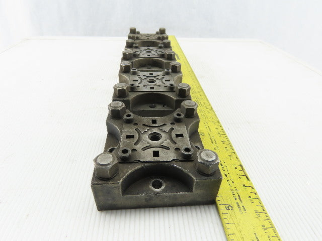 EDM Tooling 3"x3"x1" Aluminum Adapter Plate Lot of 4