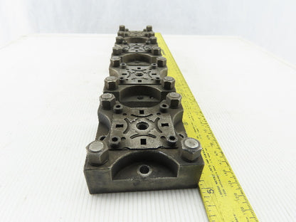 EDM Tooling 3"x3"x1" Aluminum Adapter Plate Lot of 4
