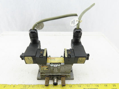 Norgren SXE9773-Z50 Pneumatic Solenoid Valve W/19126 Base 110/120V 1/8"NPT