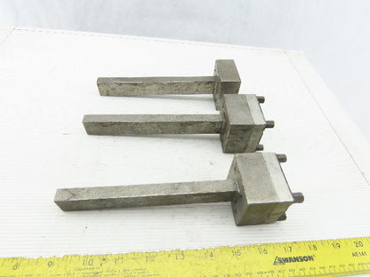 EDM Electrode Holder Tooling .473"x.890"x 6.500" Projection Lot of 3
