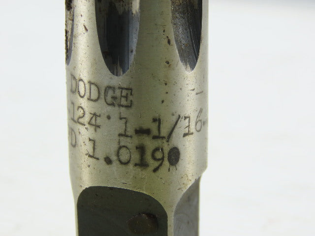 Dodge J-124 1-1/16"-12TR 6 Flute Plug Tap 41/64" Square Shank