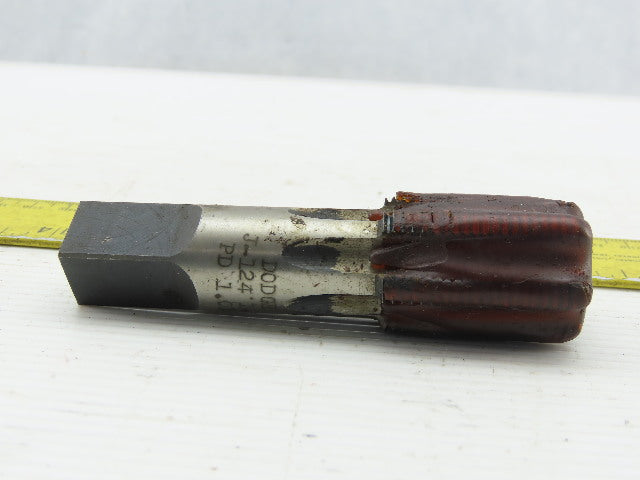 Dodge J-124 1-1/16"-12TR 6 Flute Plug Tap 41/64" Square Shank