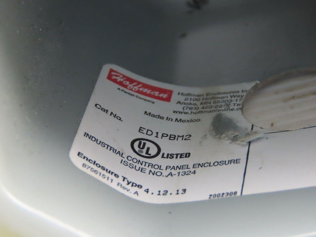 Hoffman ED1PBM2 Enclosure Type 4,12,13 W/ Black On off Switch