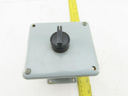 Hoffman ED1PBM2 Enclosure Type 4,12,13 W/ Black On off Switch