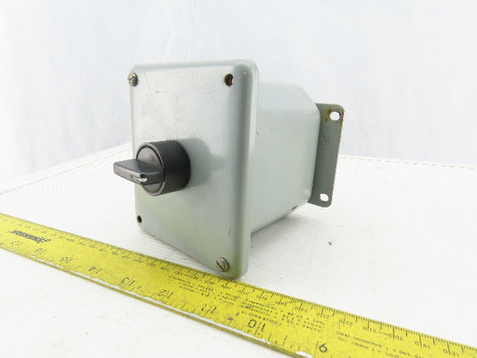 Hoffman ED1PBM2 Enclosure Type 4,12,13 W/ Black On off Switch