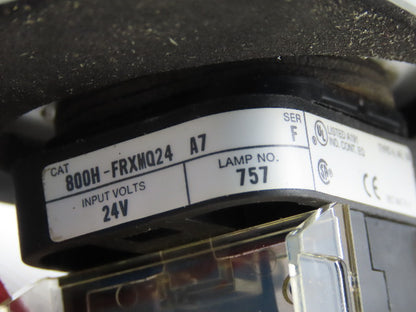 Hoffman E-D1PB1 Enclosure Type 4,6,12,13 W/800H-FRXMQ24 A7/F 24V Push Pull Estop