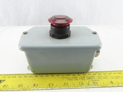 Hoffman E-D1PB1 Enclosure Type 4,6,12,13 W/800H-FRXMQ24 A7/F 24V Push Pull Estop