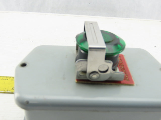 Hoffman E-D1PB1 Enclosure Type 4,6,12,13 W/ 800 FRXMQ24RA7/F 24V Green E-Stop