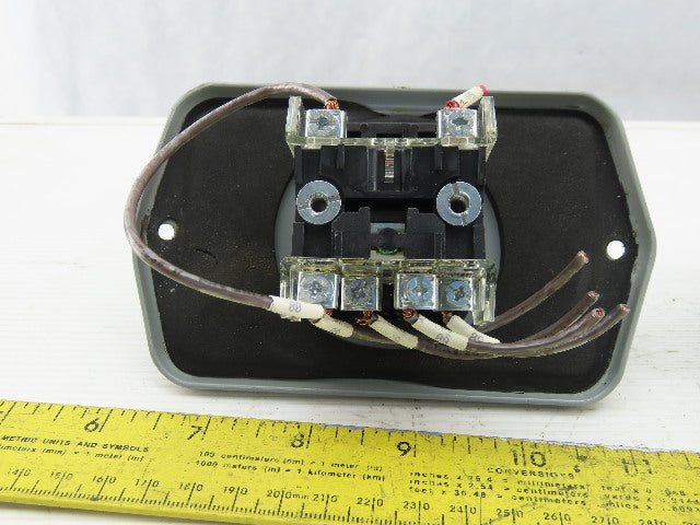 Hoffman E-D1PB1 Enclosure Type 4,6,12,13 W/ 800 FRXMQ24RA7/F 24V Green E-Stop