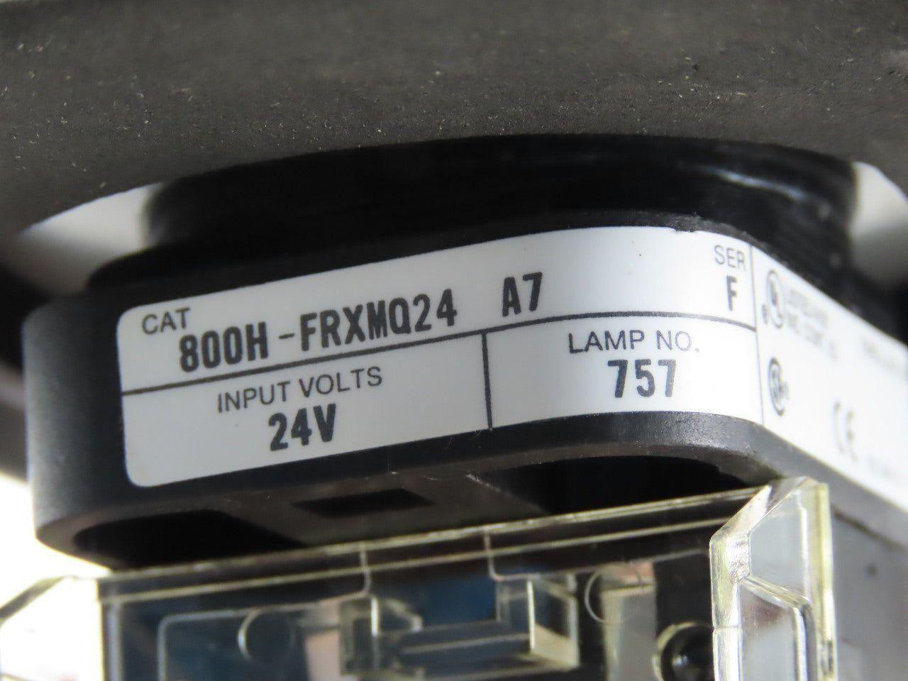 Hoffman E-D1PB1 Enclosure Type 4,6,12,13 W/800H-FRXMQ24 A7/F 24V Push Pull Estop