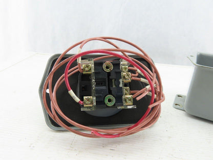 Hoffman E-D1PB1 Enclosure Type 4,6,12,13 W/800H-FRXMQ24 A7/F 24V Push Pull Estop