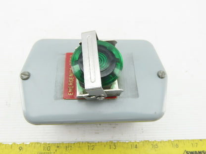 Hoffman E-D1PB1 Enclosure Type 4,6,12,13 W/800H-FRXMQ24 A7/F 24V Push Pull Estop