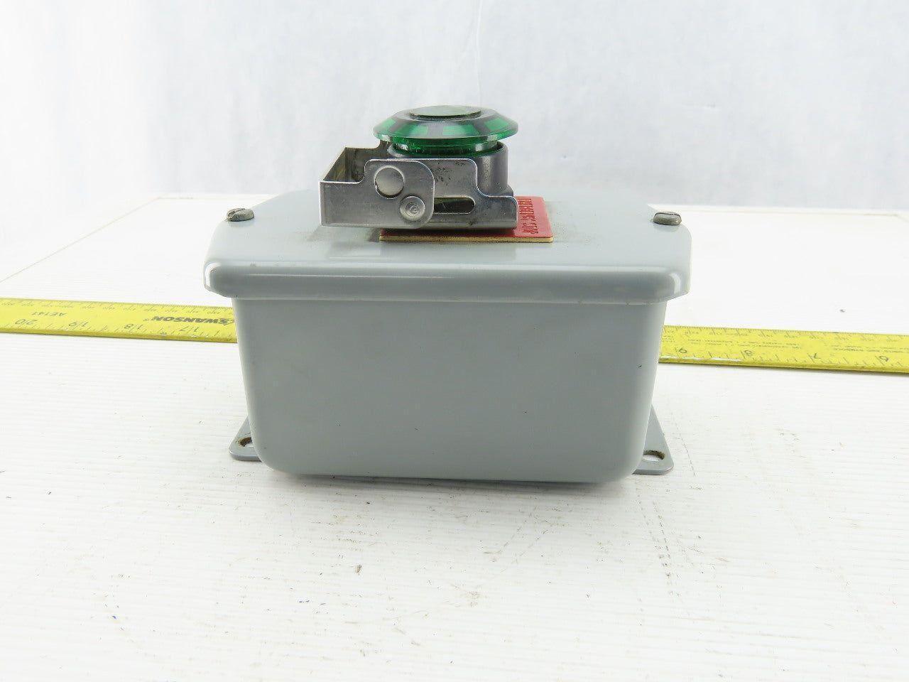 Hoffman E-D1PB1 Enclosure Type 4,6,12,13 W/800H-FRXMQ24 A7/F 24V Push Pull Estop