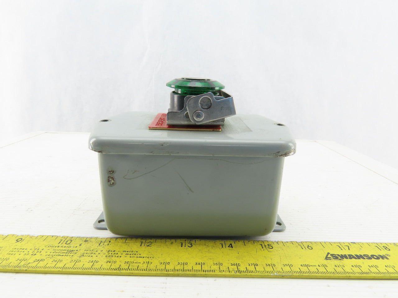 Hoffman E-D1PB1 Enclosure Type 4,6,12,13 W/800H-FRXMQ24 A7/F 24V Push Pull Estop