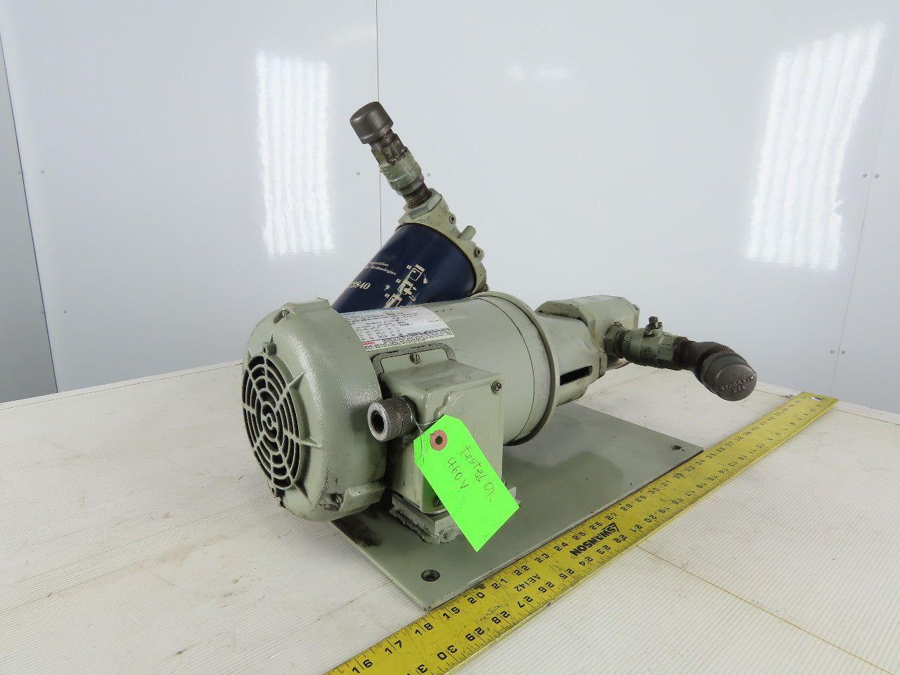 Marathon 6VA56T17F5513E 1Hp 1725RPM 3Ph 208-230/460V Pump Motor