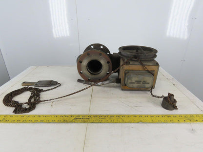 Maxon 4" F 808-CP1 Pneumatic Nat./LP Gas #1 & #2 Fuel Oils Shut off Valve 40PSI