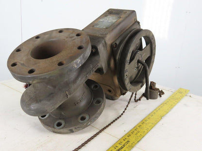 Maxon 4" F 808-CP1 Pneumatic Nat./LP Gas #1 & #2 Fuel Oils Shut off Valve 40PSI