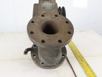 Maxon 4" F 808-CP1 Pneumatic Nat./LP Gas #1 & #2 Fuel Oils Shut off Valve 40PSI