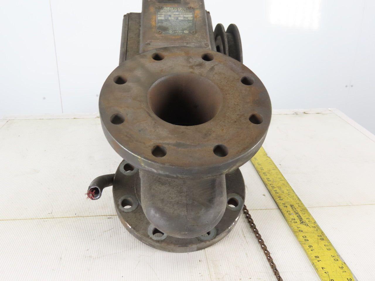 Maxon 4" F 808-CP1 Pneumatic Nat./LP Gas #1 & #2 Fuel Oils Shut off Valve 40PSI