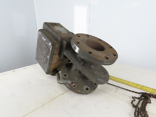 Maxon 4" F 808-CP1 Pneumatic Nat./LP Gas #1 & #2 Fuel Oils Shut off Valve 40PSI