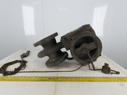 Maxon 4" F 808-CP1 Pneumatic Nat./LP Gas #1 & #2 Fuel Oils Shut off Valve 40PSI