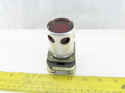 Allen Bradley 800T-RA10/T Red push Button 120V 1N.O 1N.C Series T