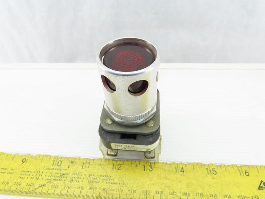 Allen Bradley 800T-RA10/T Red push Button 120V 1N.O 1N.C Series T