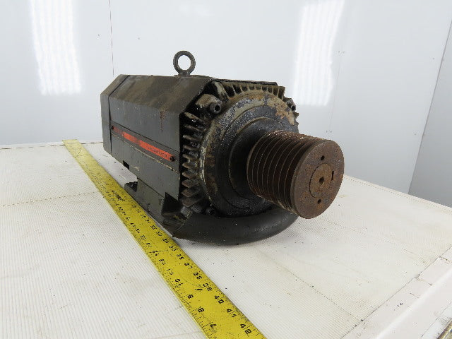 Mitsubishi SJ-18.5 A AC Spindle Servo Motor From a MAZAC QT20N UNI CNC Lathe
