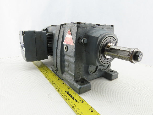SEW-EURODRIVE R37 DT171C4/TF/IS 45:1 Ratio 0.25kW 38RPM 277/480V Gear Motor