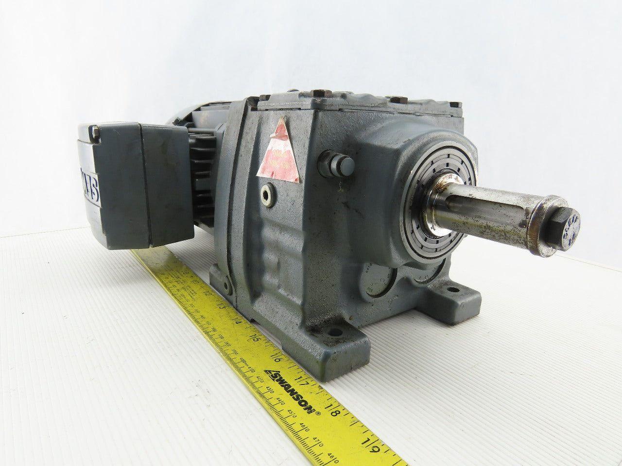 SEW-EURODRIVE R37 DT171C4/TF/IS 45:1 Ratio 0.25kW 38RPM 277/480V Gear Motor